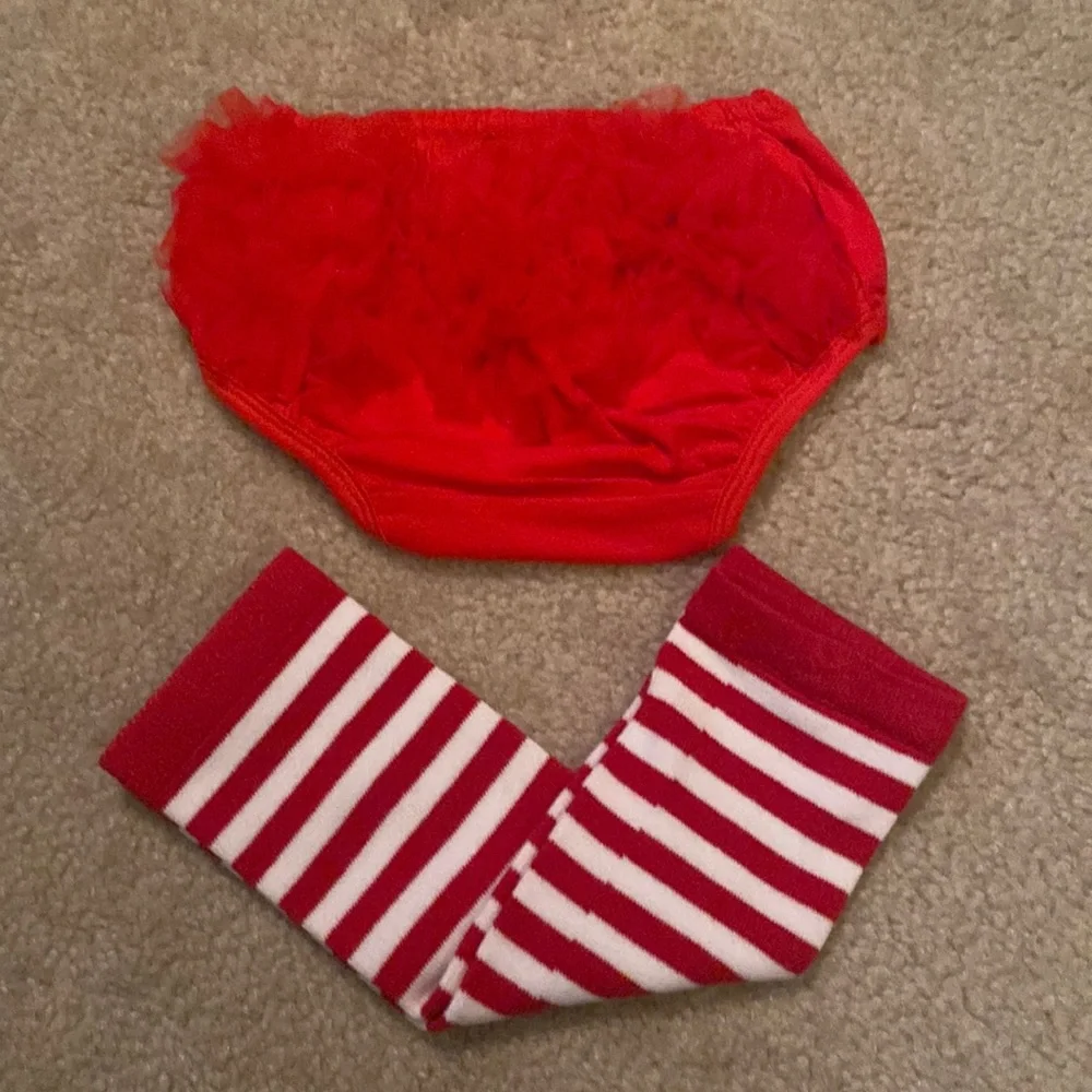 Ruffle Diaper Cover & Leg Warmer Set